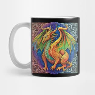 Knotwork Dragon Mug